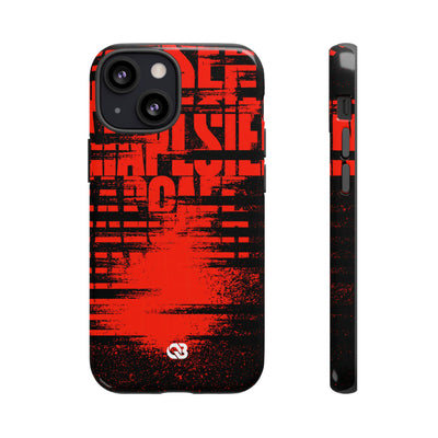 Crimson Redaction · Tough Phone Case for iPhone · Black