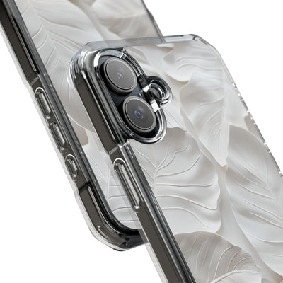 Sculpted Ivory Leaves · Impact Phone Case for iPhone · Magsafe