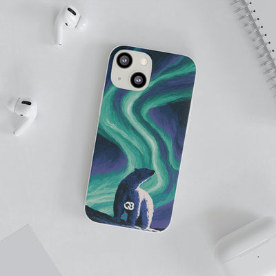 Arctic Aurora Bear · Lite Phone Case for iPhone ·  Teal