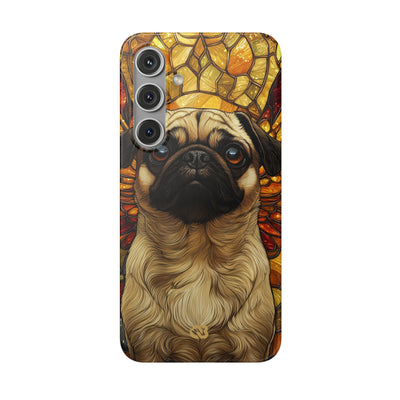 Amber Pug Divinity · Soft Phone Case for Samsung