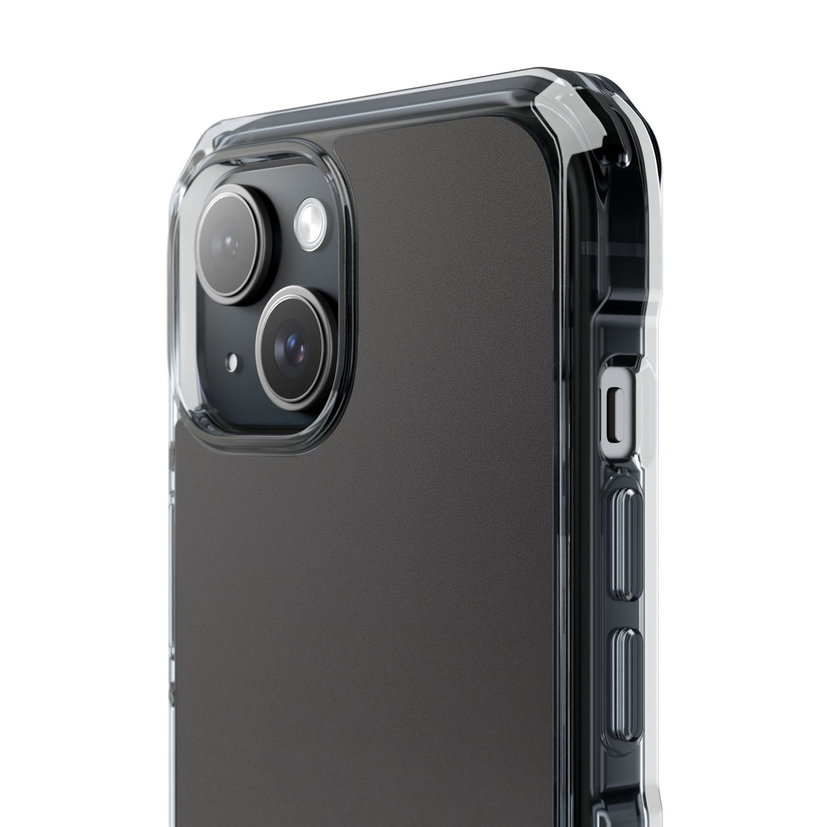 Obsidian Fade · Clear Impact Magnetic Phone Case for iPhone ·  Black
