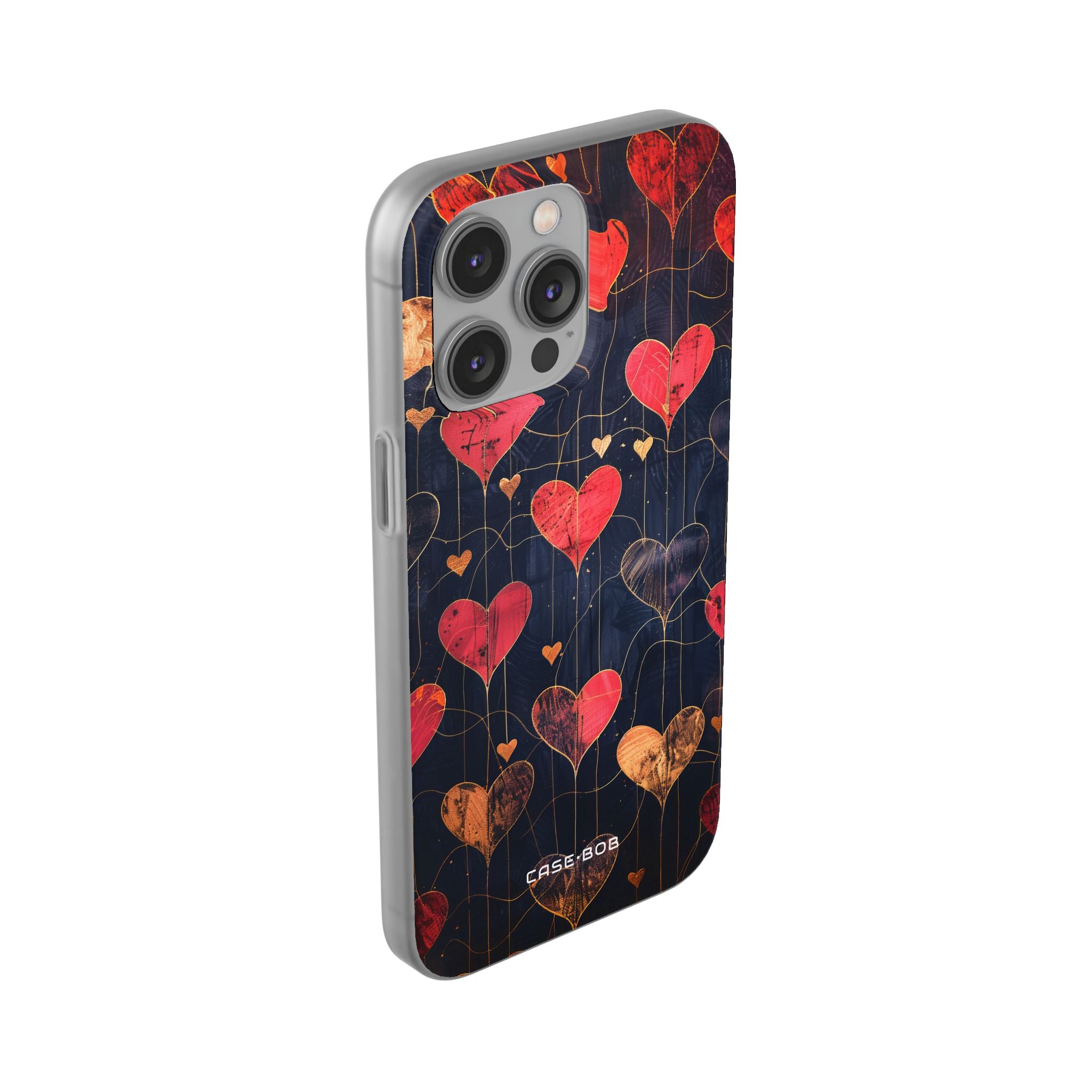 Golden Hearts Network iPhone 14 Pro Max Case - Soft