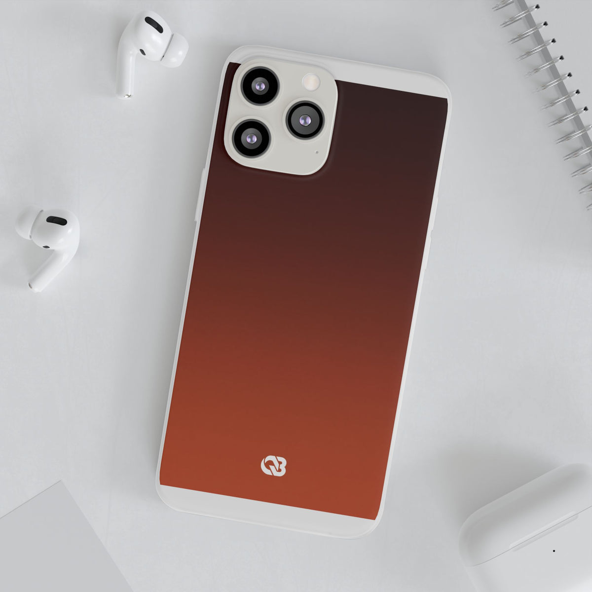 Burnt Amber Spectrum · Lite Phone Case for iPhone ·  Orange