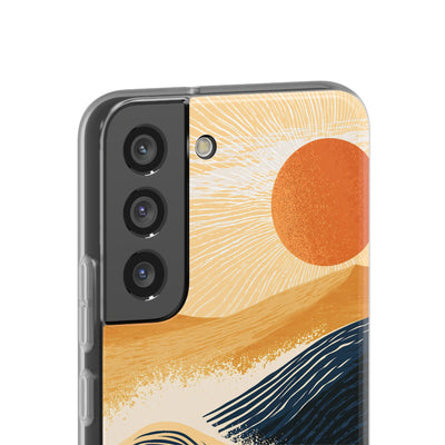 Blue Lite Phone Case for Samsung - Kyoto Cresting Tide
