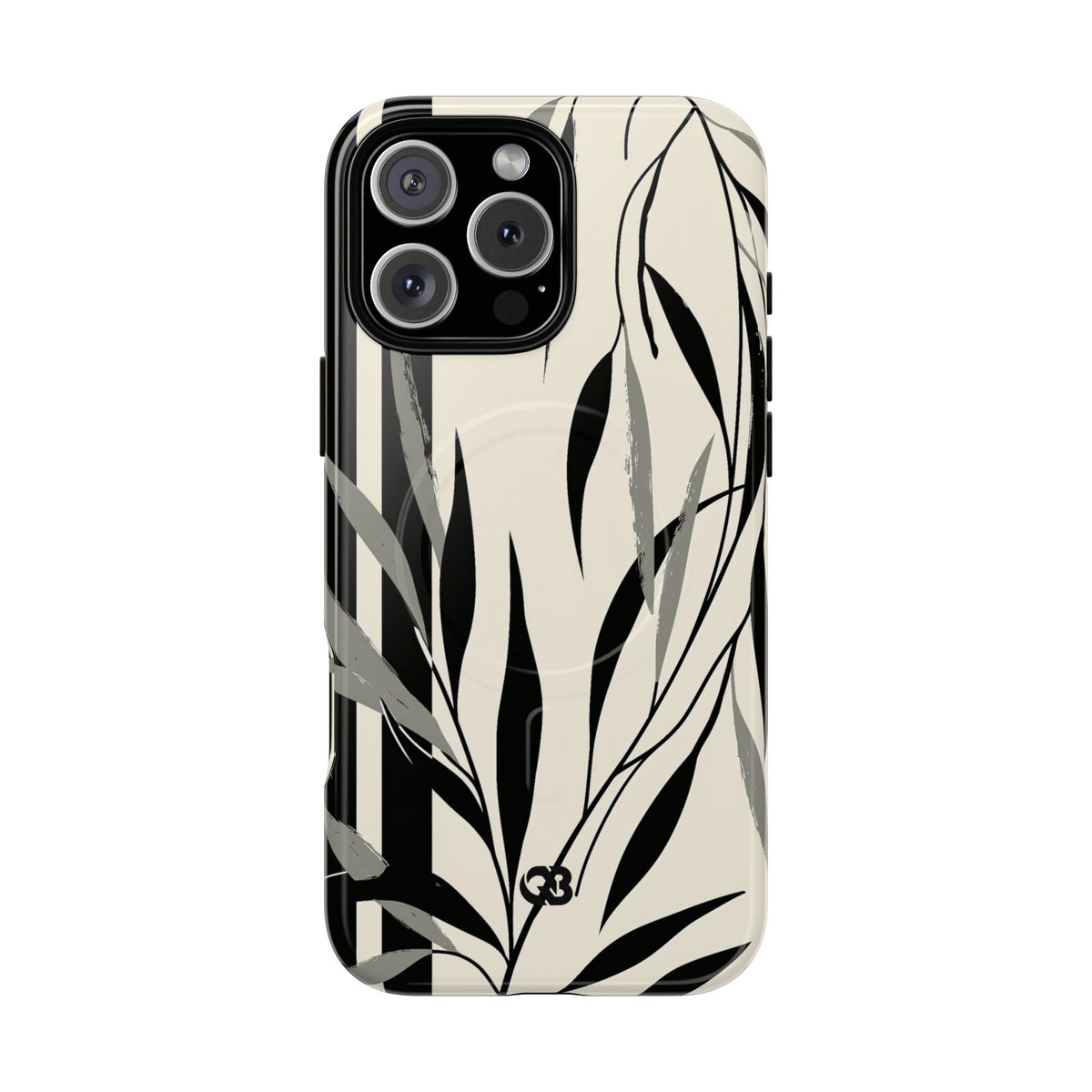 Linear Willow Study · Tough 2.0 Magnetic Phone Case for iPhone · Beige