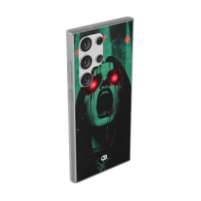 Crimson Emerald Scream · Soft Phone Case for Samsung
