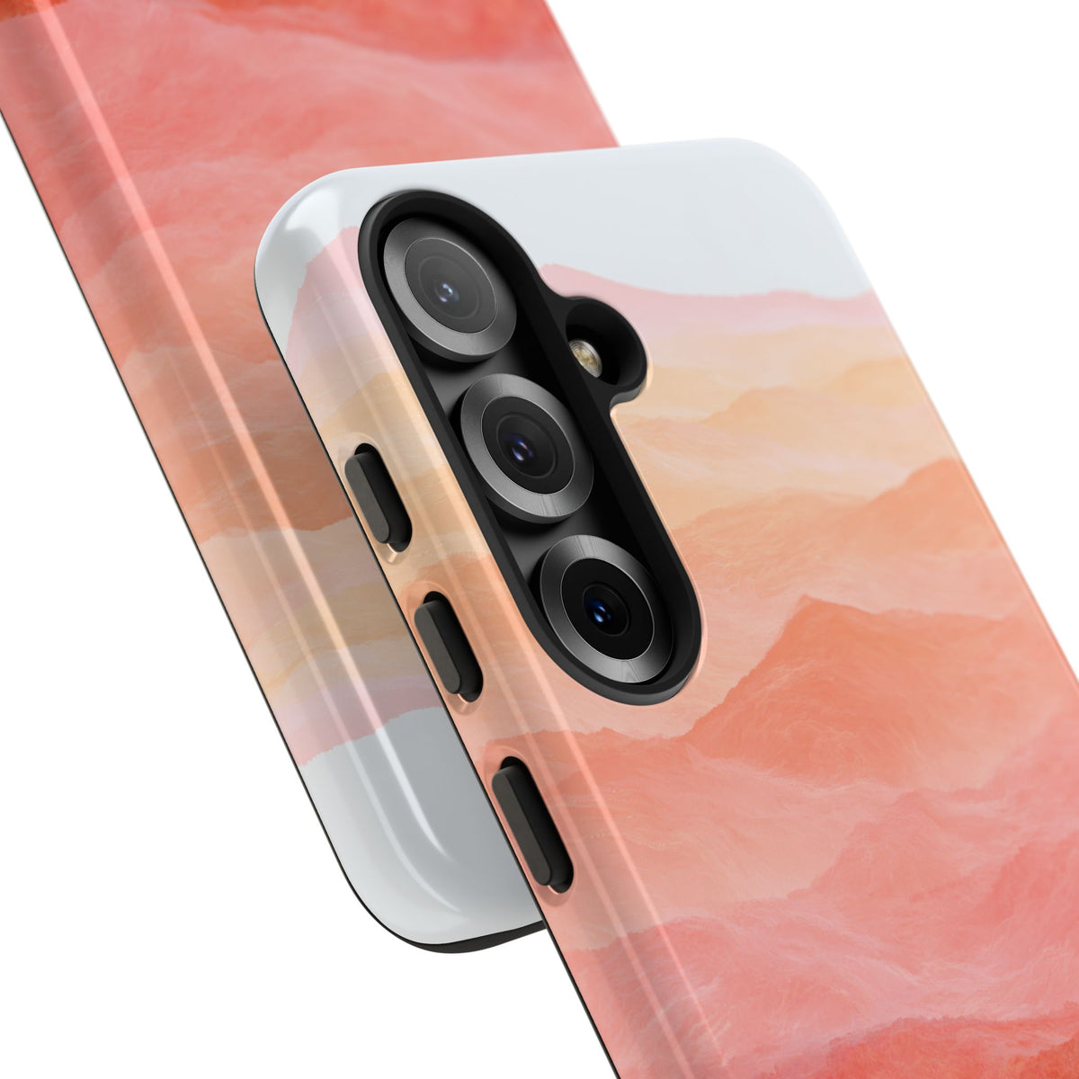 Alpenglow Ridge Vista · Tough Phone Case for Samsung · Orange