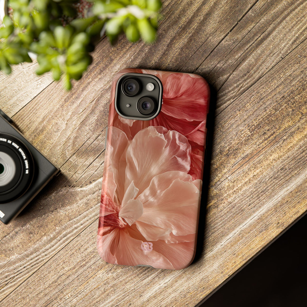 Blush Silk Bloom · Tough Phone Case for iPhone · Pink