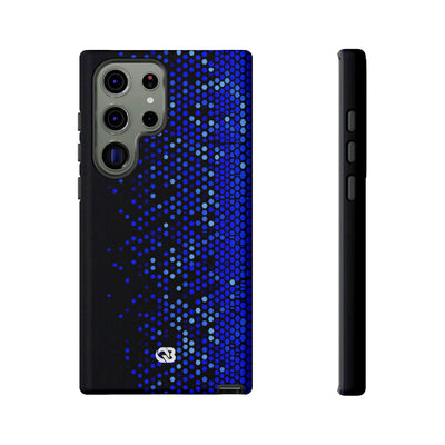 Cobalt Hex Dispersion · Tough Phone Case for Samsung · Blue