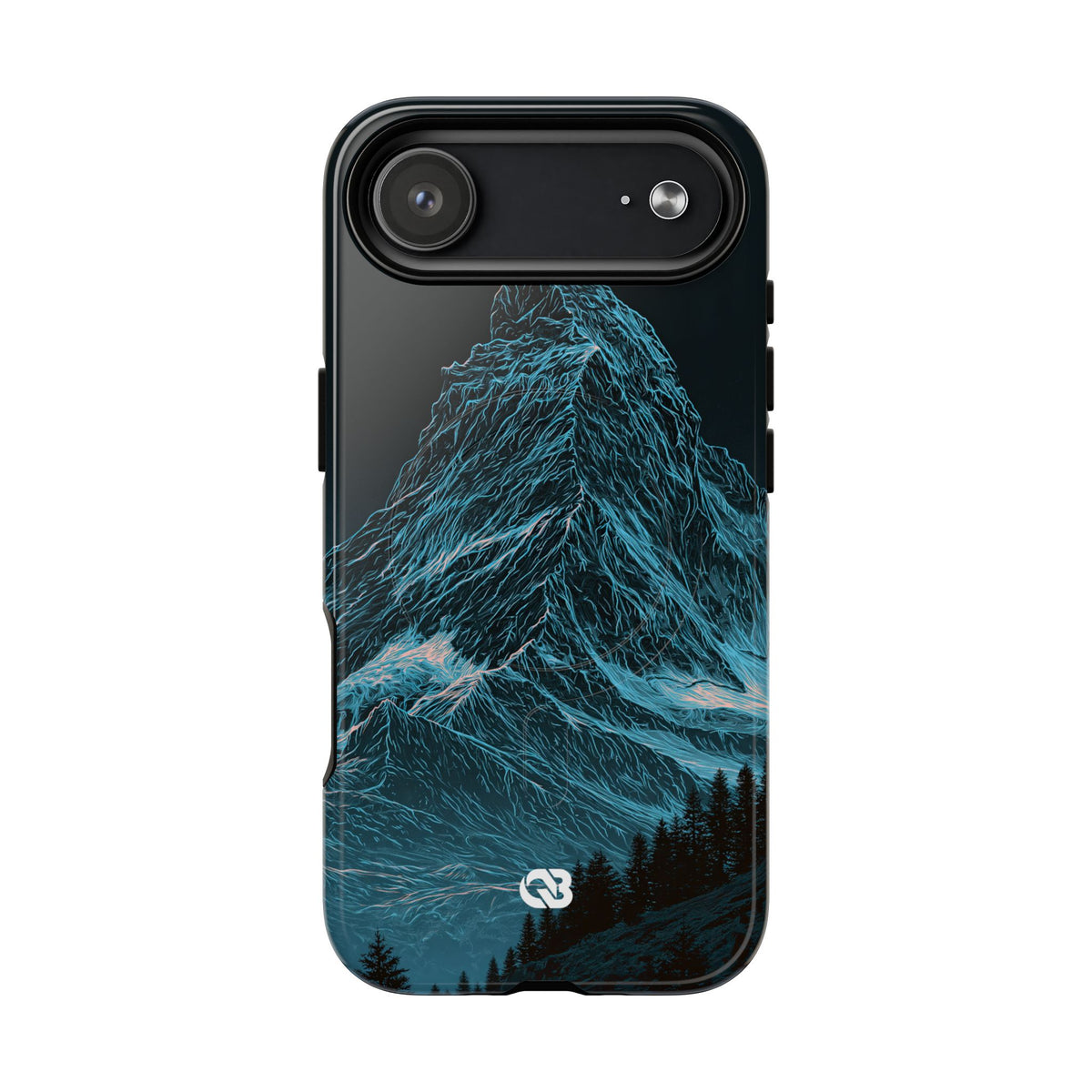 Glacial Alpine Peak · Tough 2.0 Magnetic Phone Case for iPhone · Blue