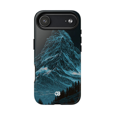 Glacial Alpine Peak · Tough 2.0 Magnetic Phone Case for iPhone · Blue