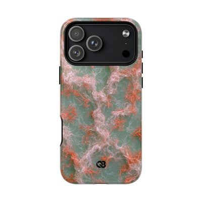 Coral Pixel Matrix · Tough 2.0 Magnetic Phone Case for iPhone · Green