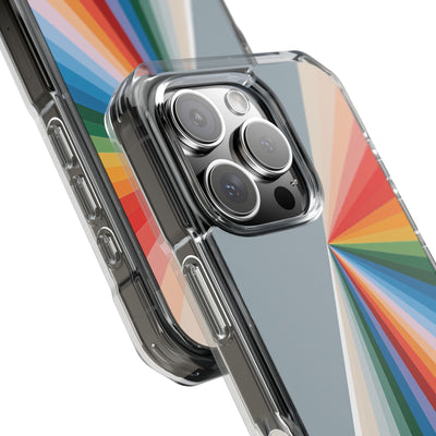 Grey Impact MagSafe Phone Case for iPhone - Slate Prism Burst