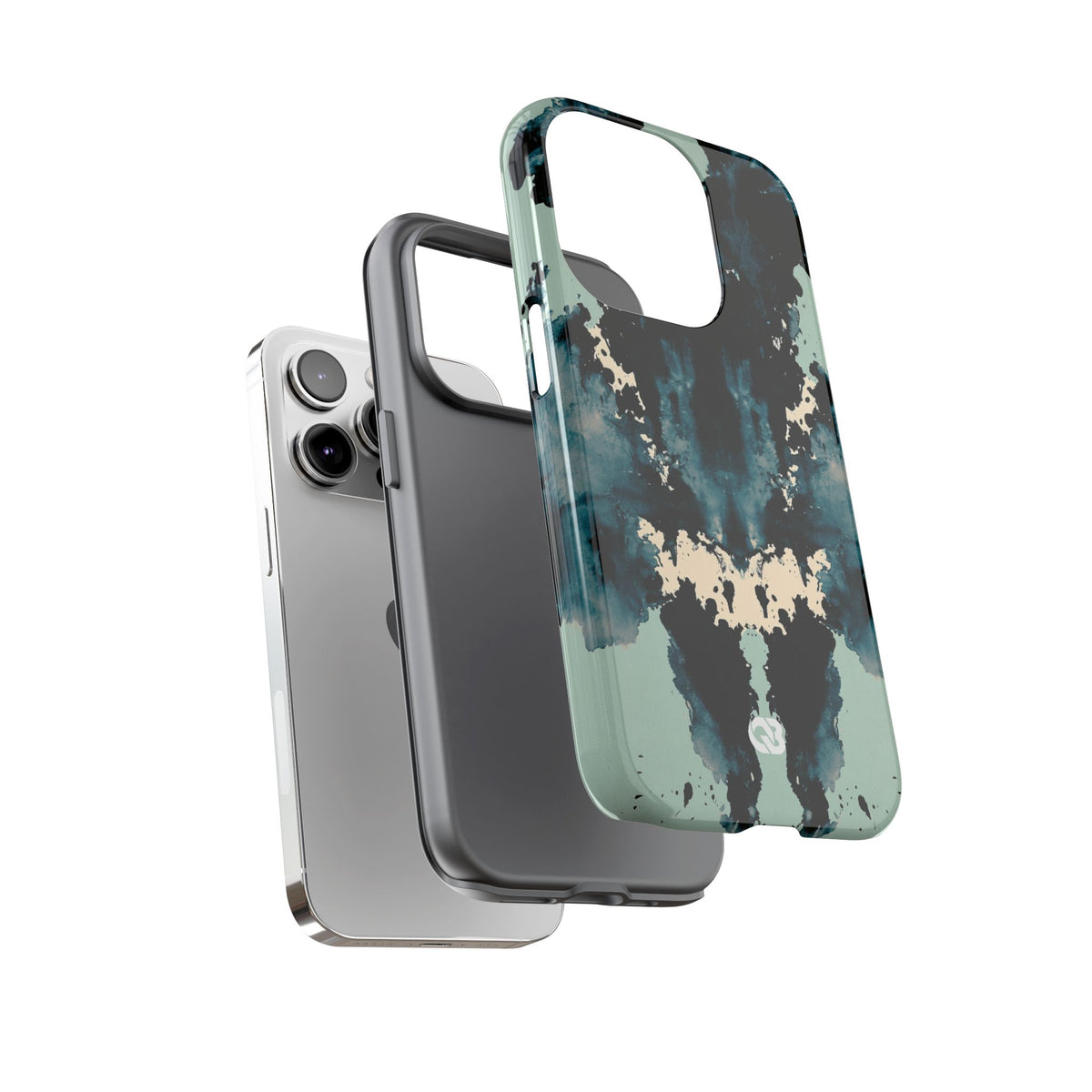 Rorschach Ink Void · Tough Phone Case for iPhone · Black