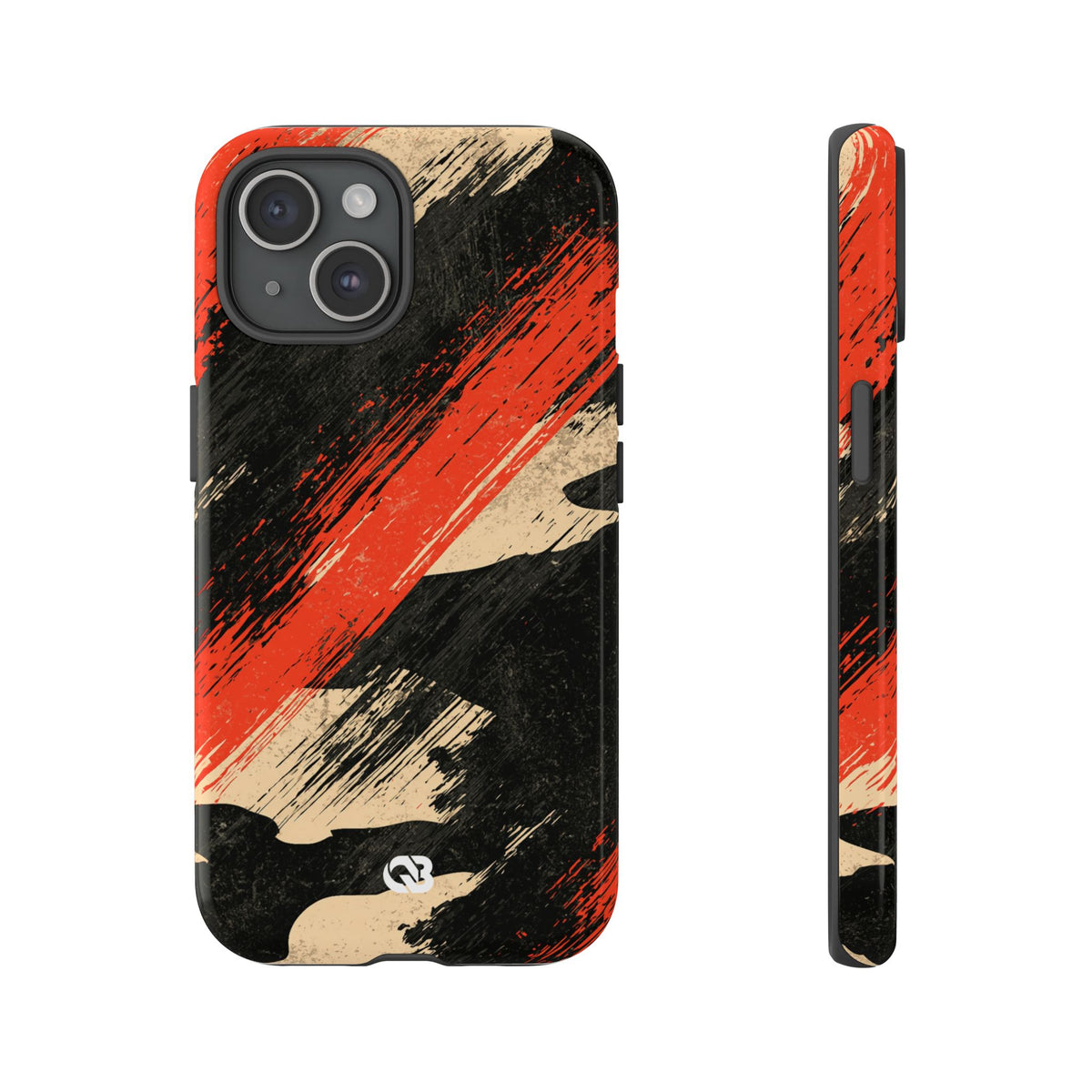 Urban Slash Camo · Tough Phone Case for iPhone · Black