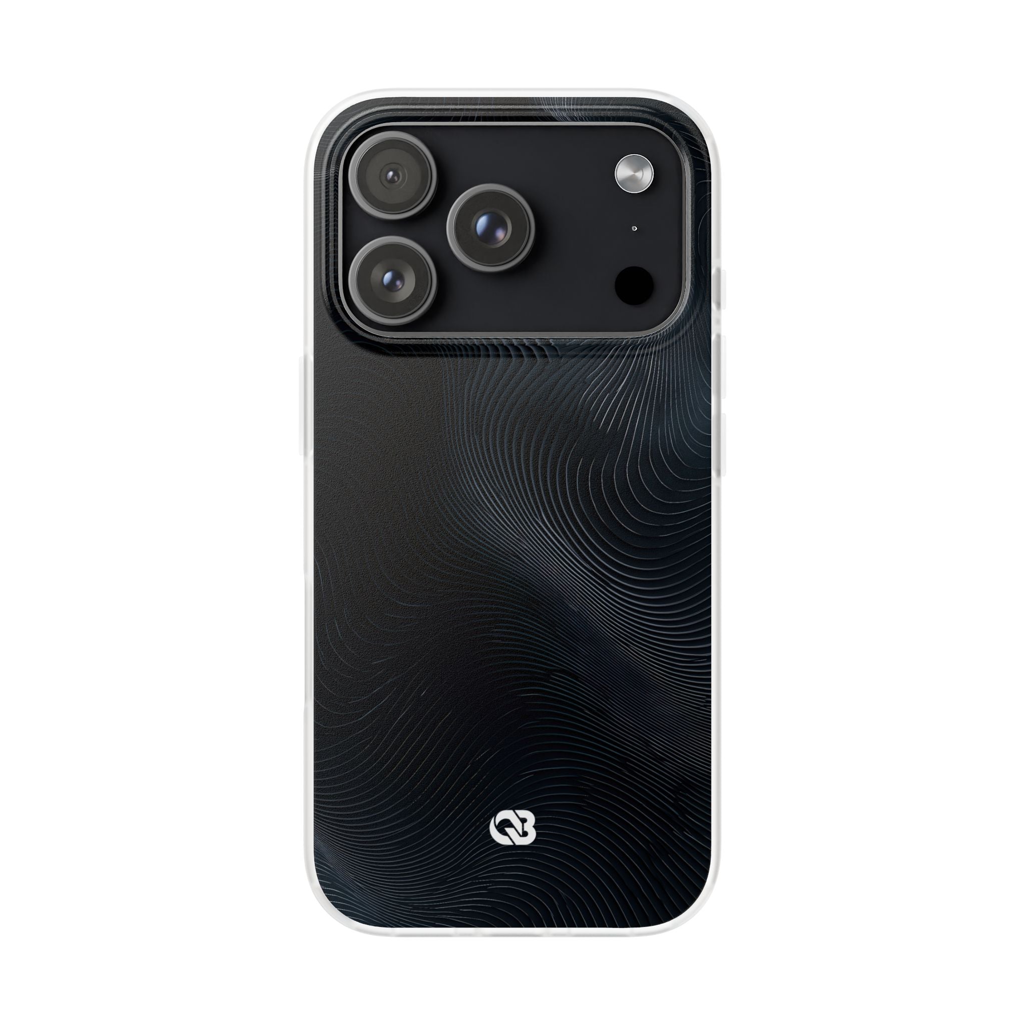 Black Lite Phone Case for iPhone - Obsidian Ridge Flux
