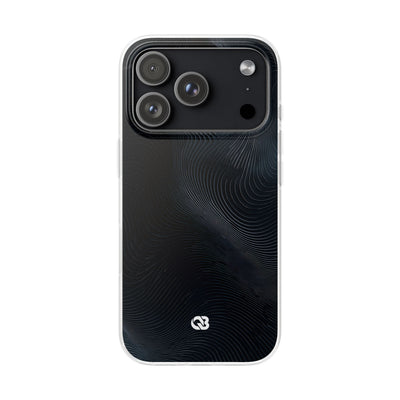 Black Lite Phone Case for iPhone - Obsidian Ridge Flux
