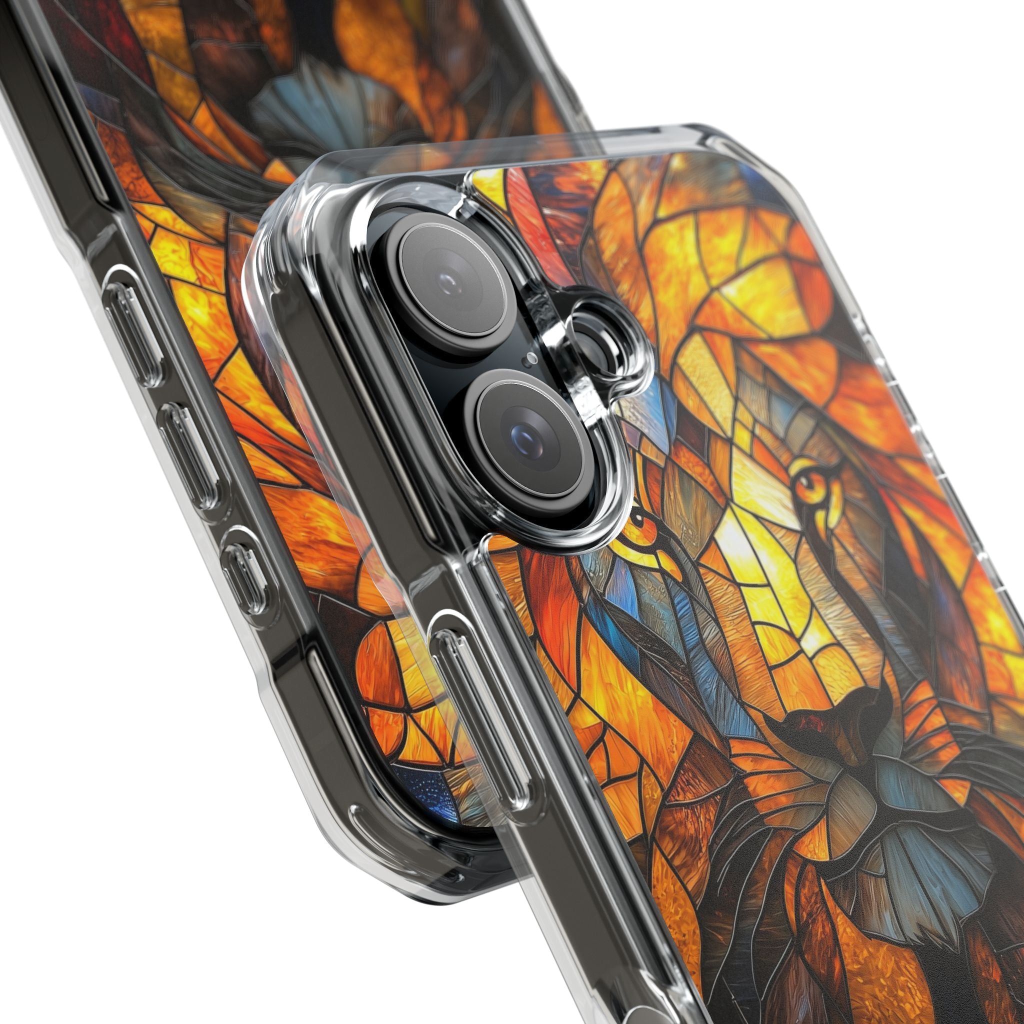 Amber Glass Lion · Impact Phone Case for iPhone · Magsafe