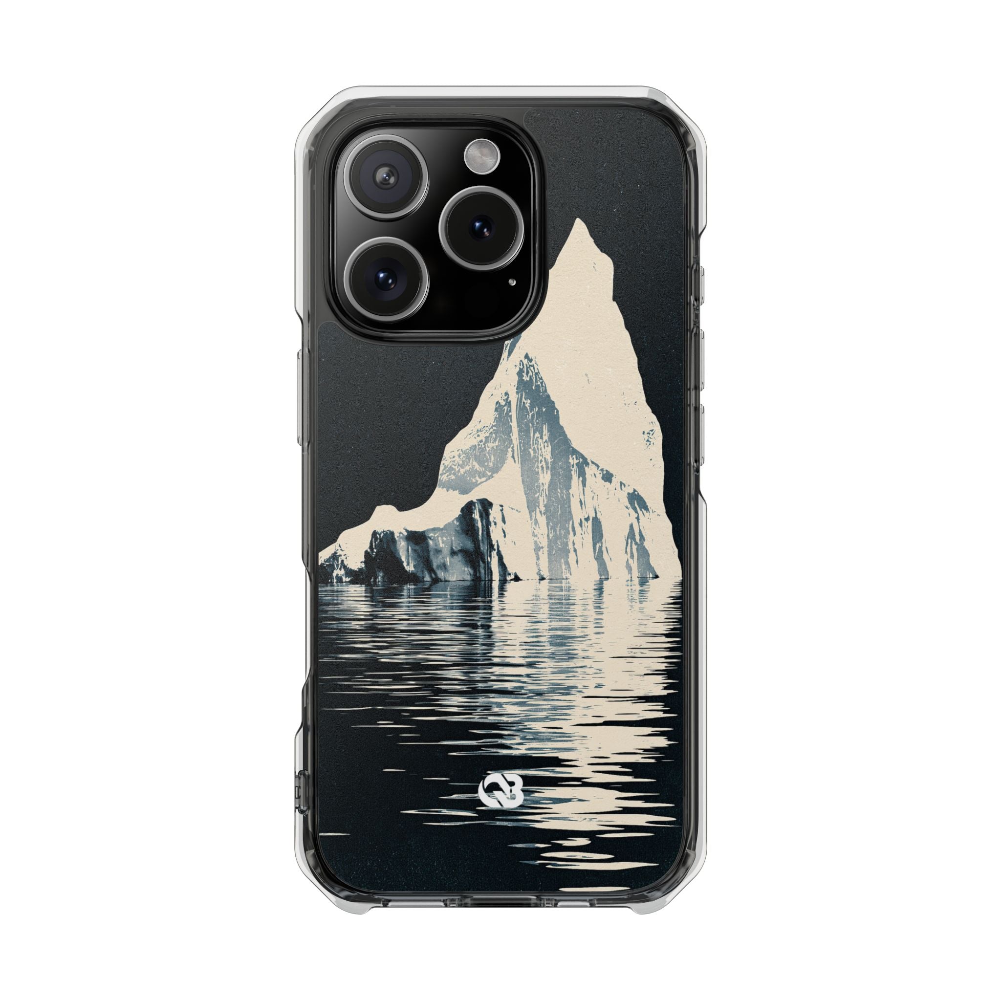 Blue Impact MagSafe Phone Case for iPhone - Frozen Navy Monolith