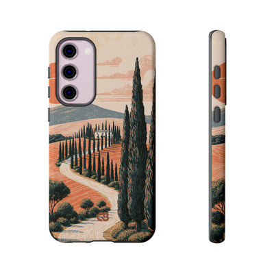 Orange Tough Phone Case for Samsung - Terracotta Ridge Trail