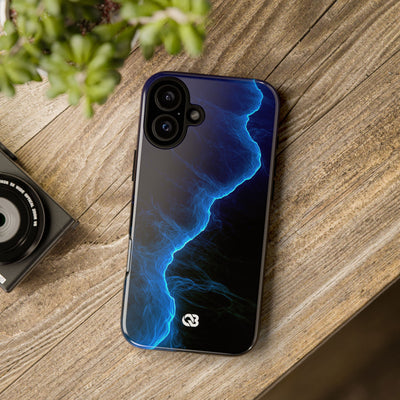 Electric Azure Drift · Tough Phone Case for iPhone · Blue