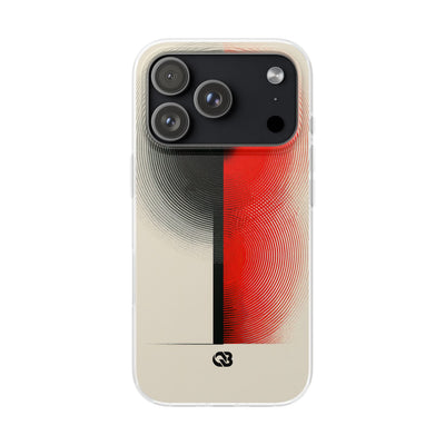 Red Lite Phone Case for iPhone - Split Signal Red