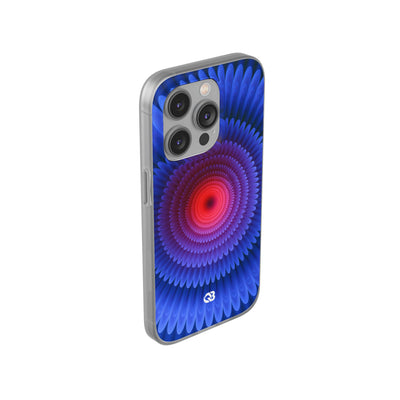 Radial Spectrum Bloom · Lite Phone Case for iPhone ·  Blue