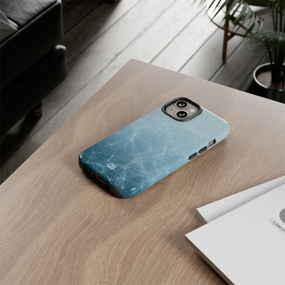 Teal Tough Phone Case for iPhone - Arctic Digital Nexus