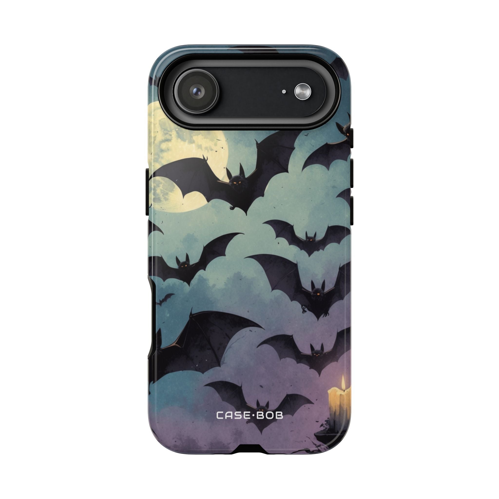 Glowing Bat Swarm iPhone 17 Air Case - Tough - CASE•BOB
