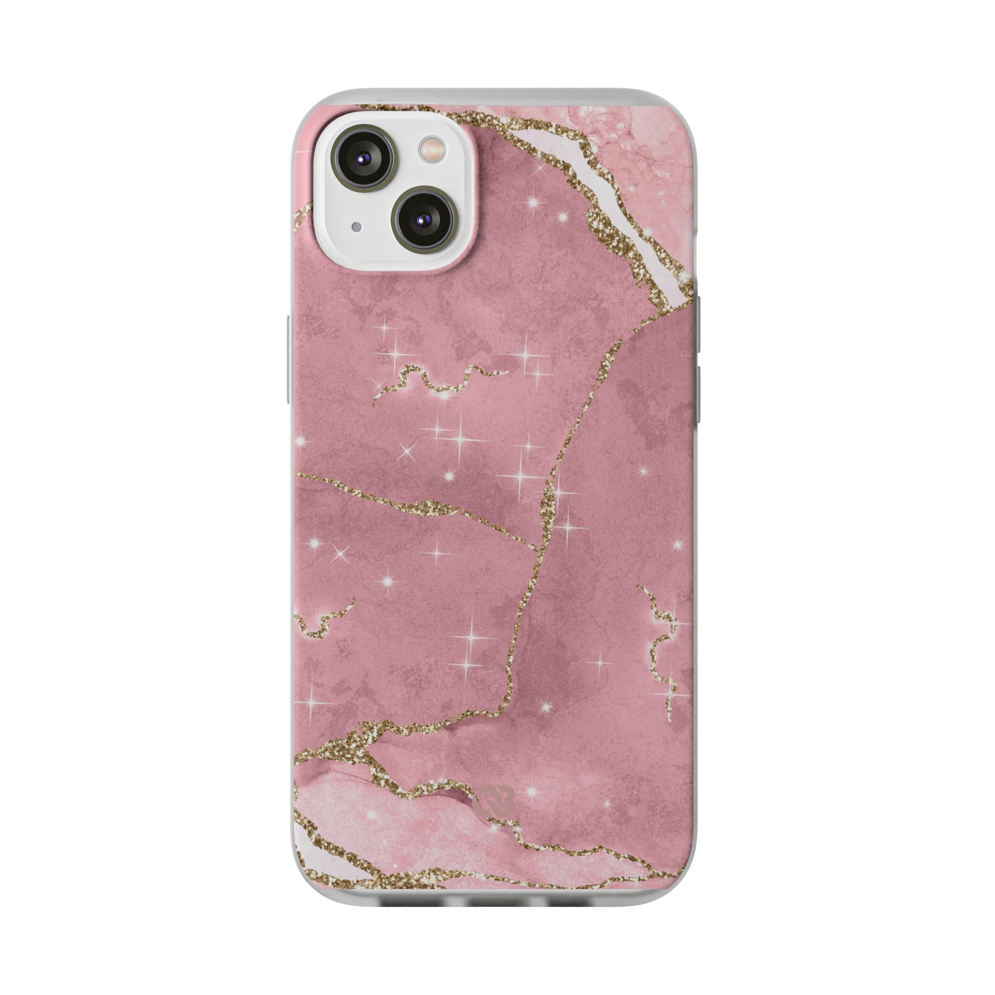 Rose Sparkle Marble · Soft Coque de téléphone pour iPhone