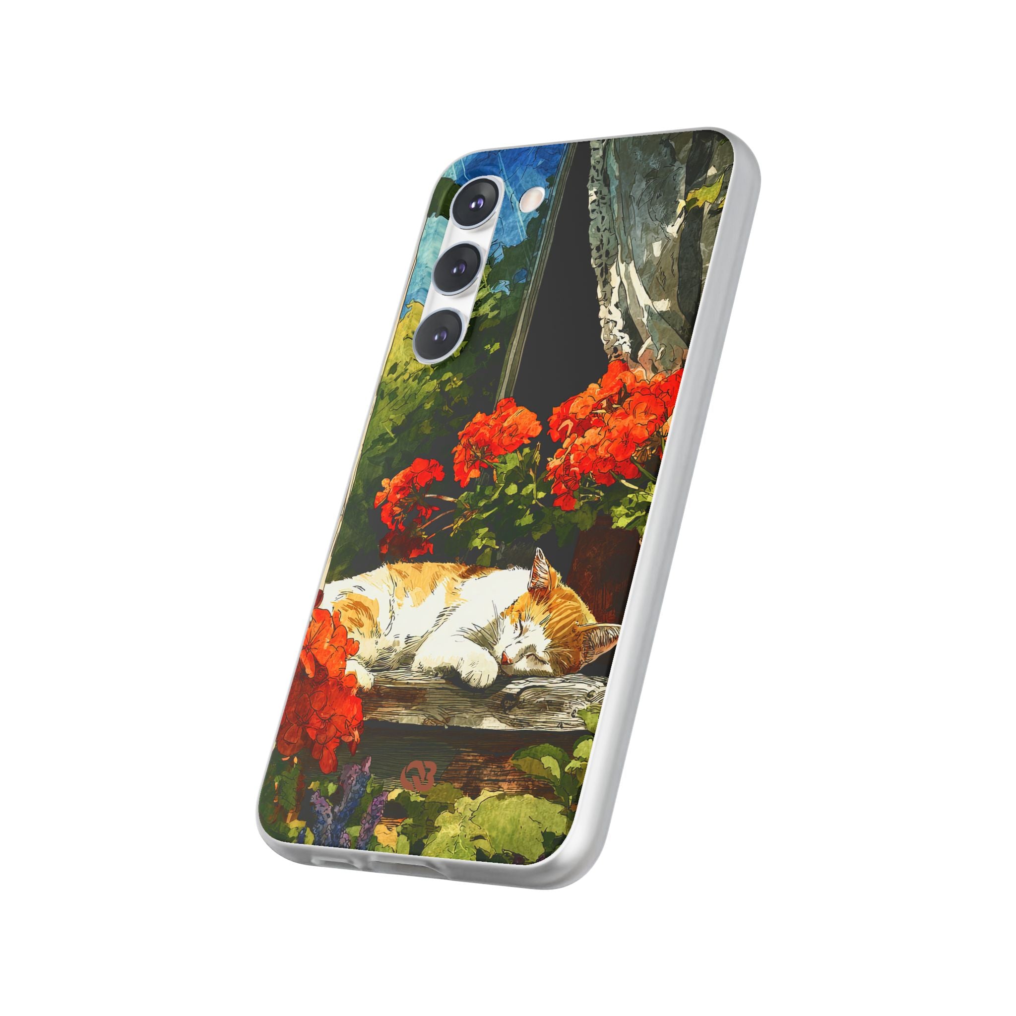 Sleeping Ginger Bloom · Soft Handyhülle für Samsung