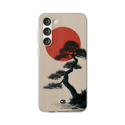 Beige Lite Phone Case for Samsung - Kyoto Crimson Pine