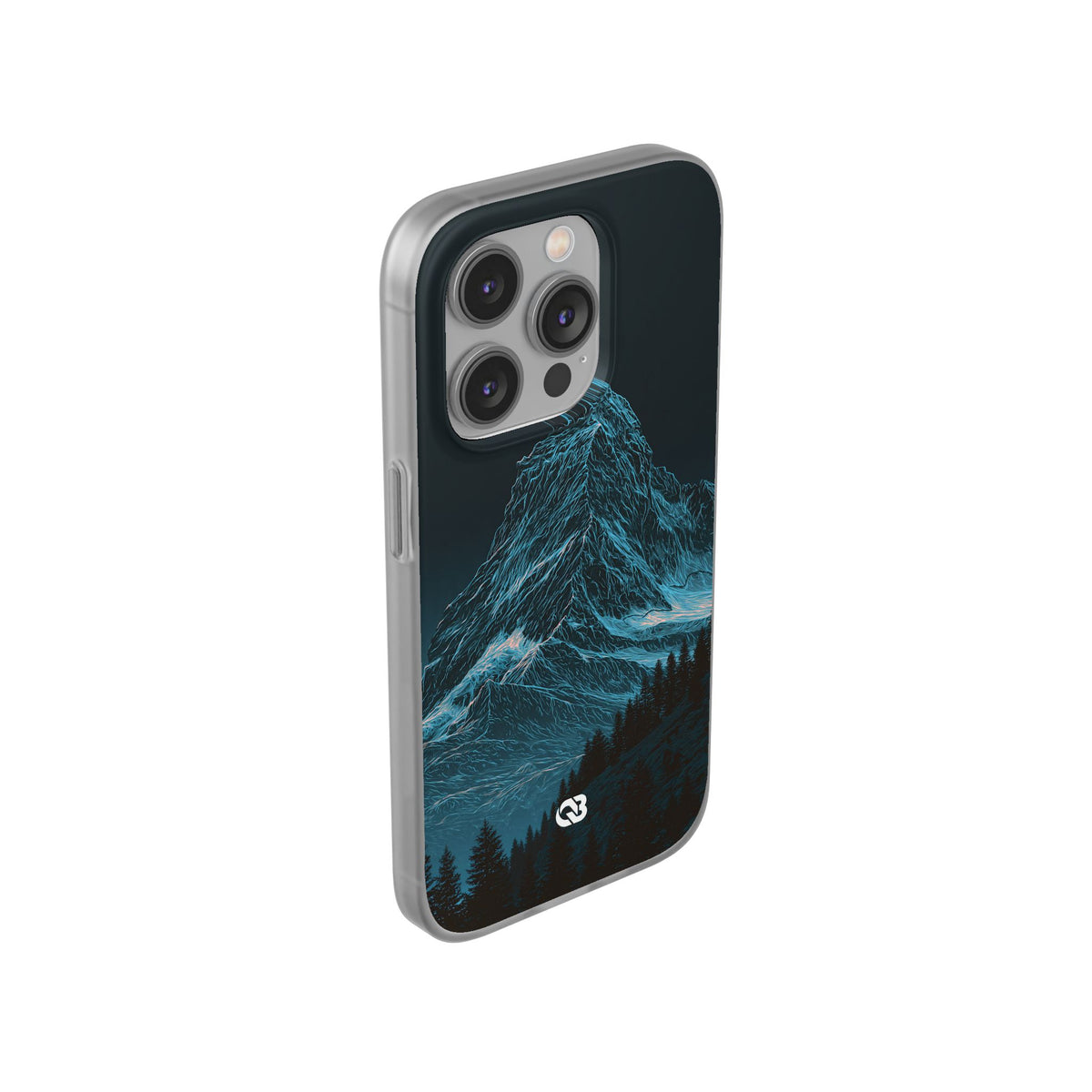 Glacial Alpine Peak · Lite Phone Case for iPhone ·  Blue