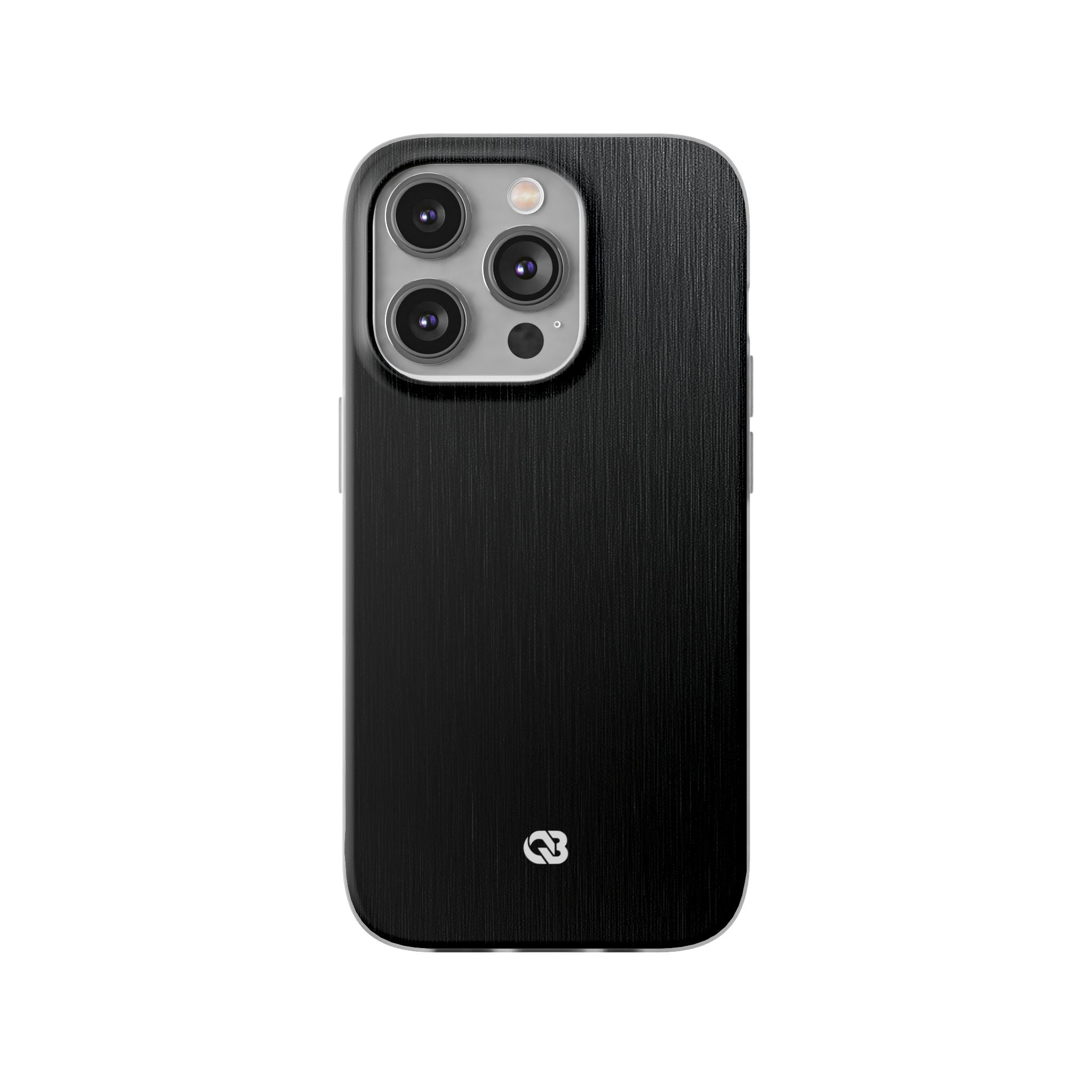 Black Lite Phone Case for iPhone - Brushed Obsidian Slate