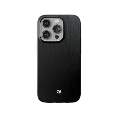 Black Lite Phone Case for iPhone - Brushed Obsidian Slate