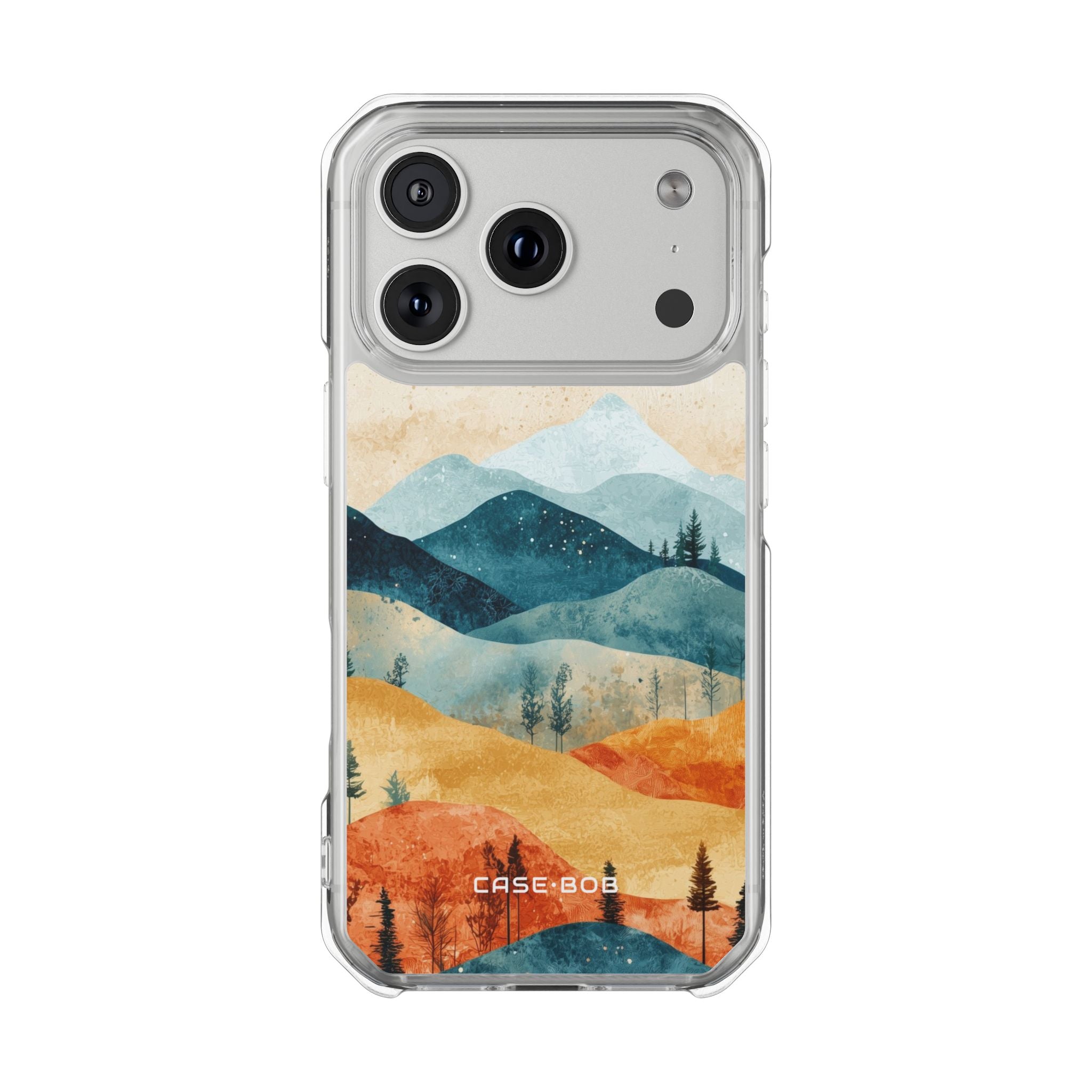 Blue Mountain Glow iPhone 17 Pro Case - Impact