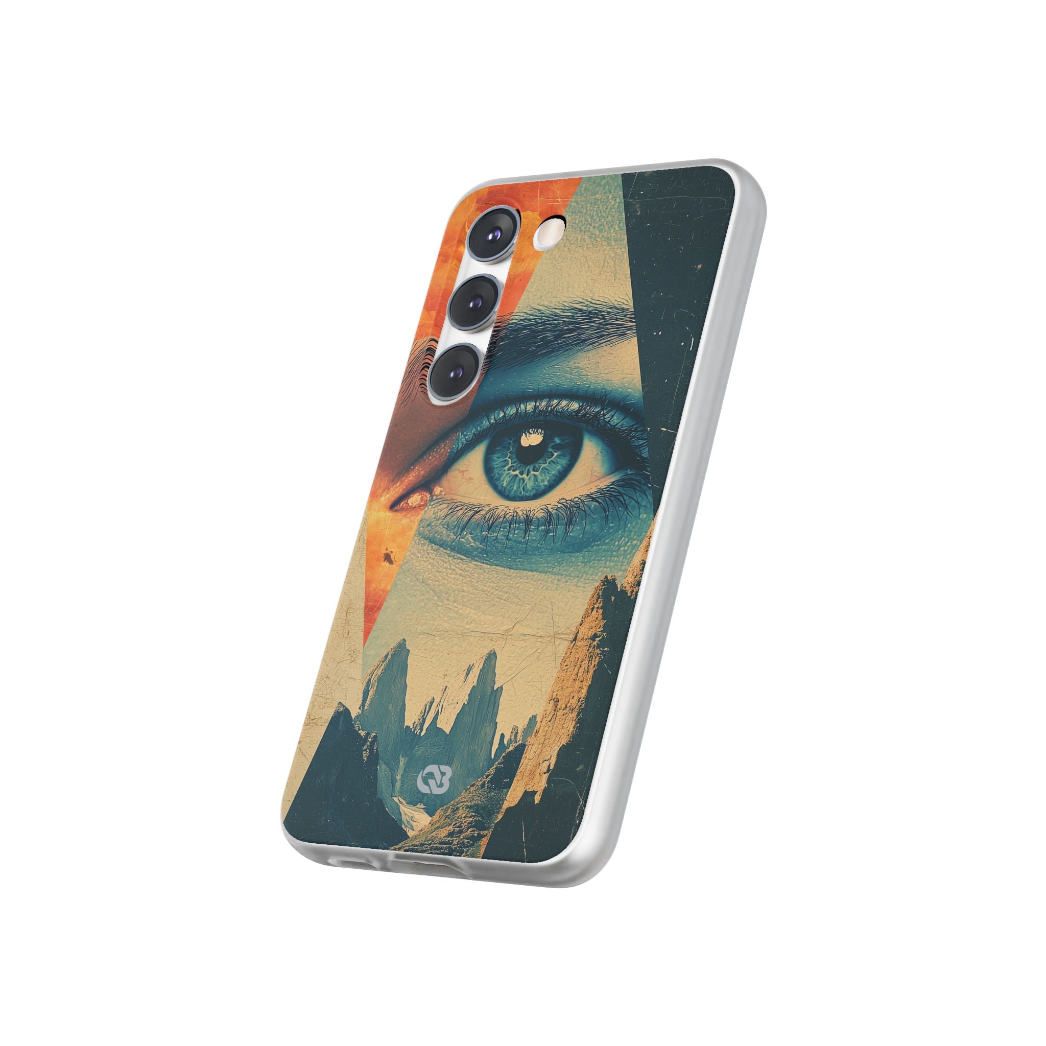 Fragmented Peak Gaze · Coque de téléphone Soft pour Samsung