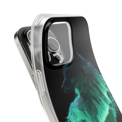Nordic Aurora Fox · Lite Phone Case for iPhone ·  Teal