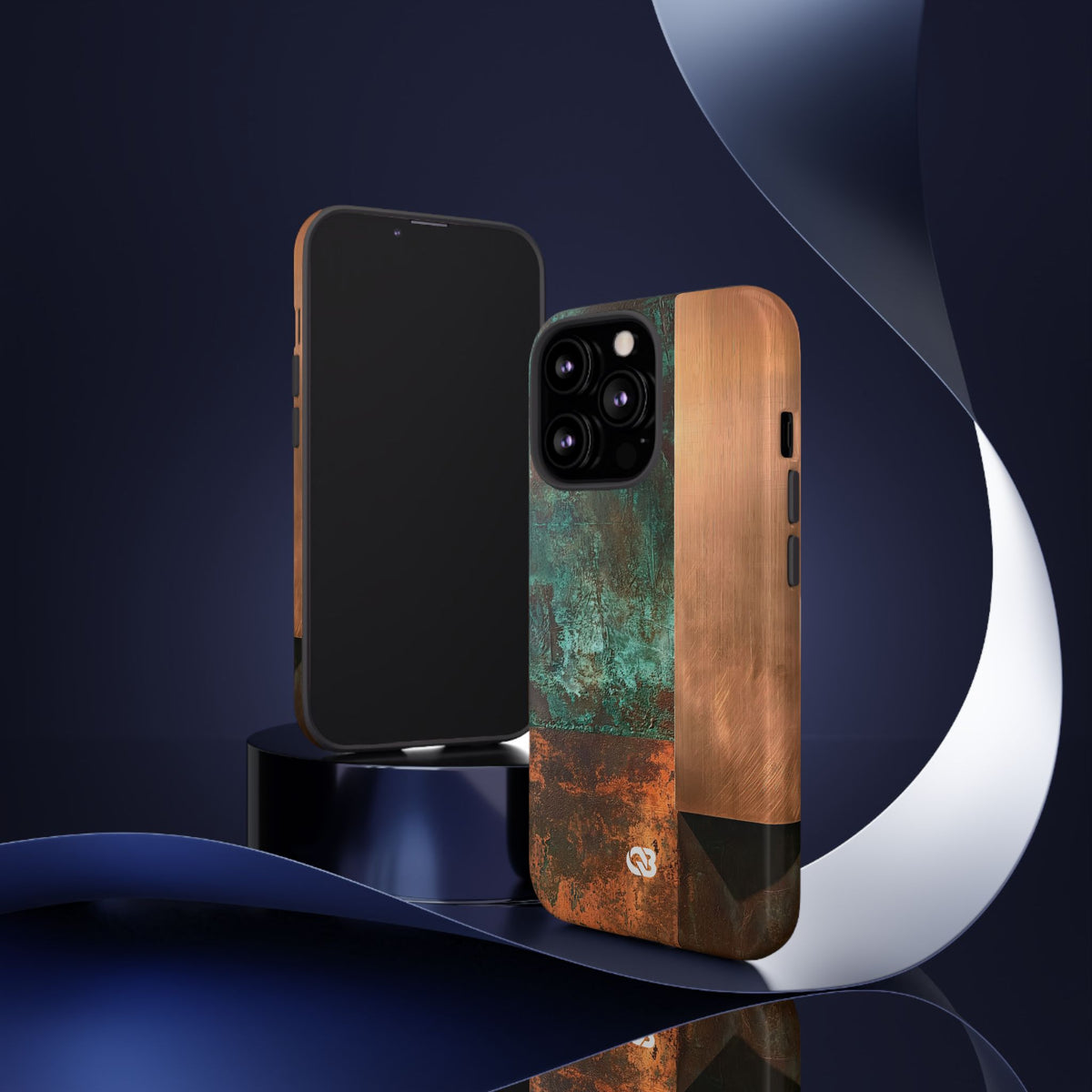 Oxidized Copper Patina · Tough Phone Case for iPhone · Green