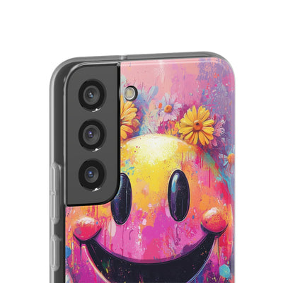 Vivid Grin Graffiti · Soft Phone Case for Samsung