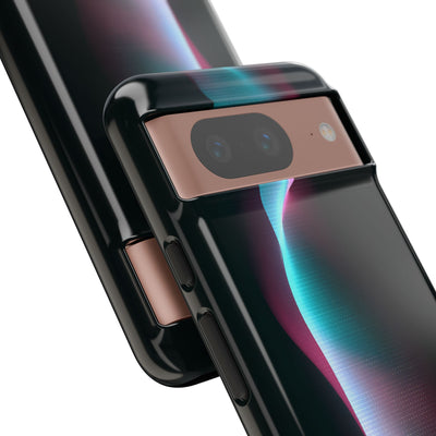 Neon Pixel Flow · Tough Phone Case for Pixel ·  Black