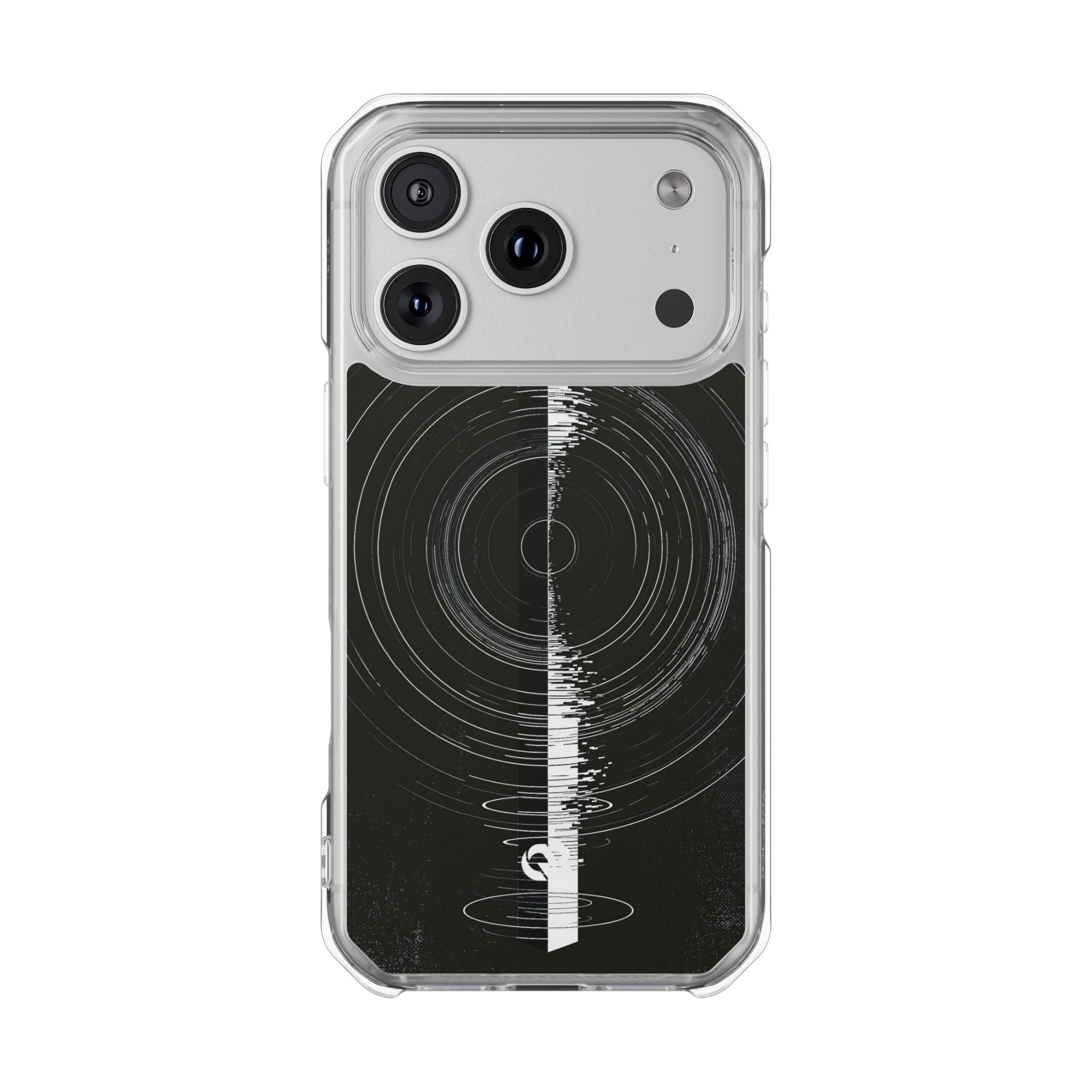 Black Impact MagSafe Phone Case for iPhone - Obsidian Orbital Signal