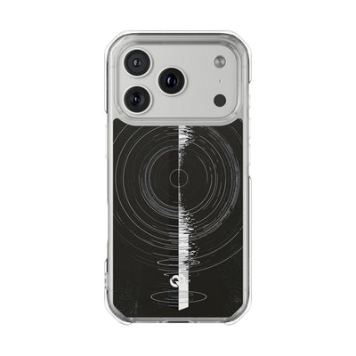Black Impact MagSafe Phone Case for iPhone - Obsidian Orbital Signal
