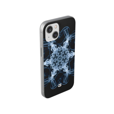 Blue Lite Phone Case for iPhone - Glacial Smoke Crown