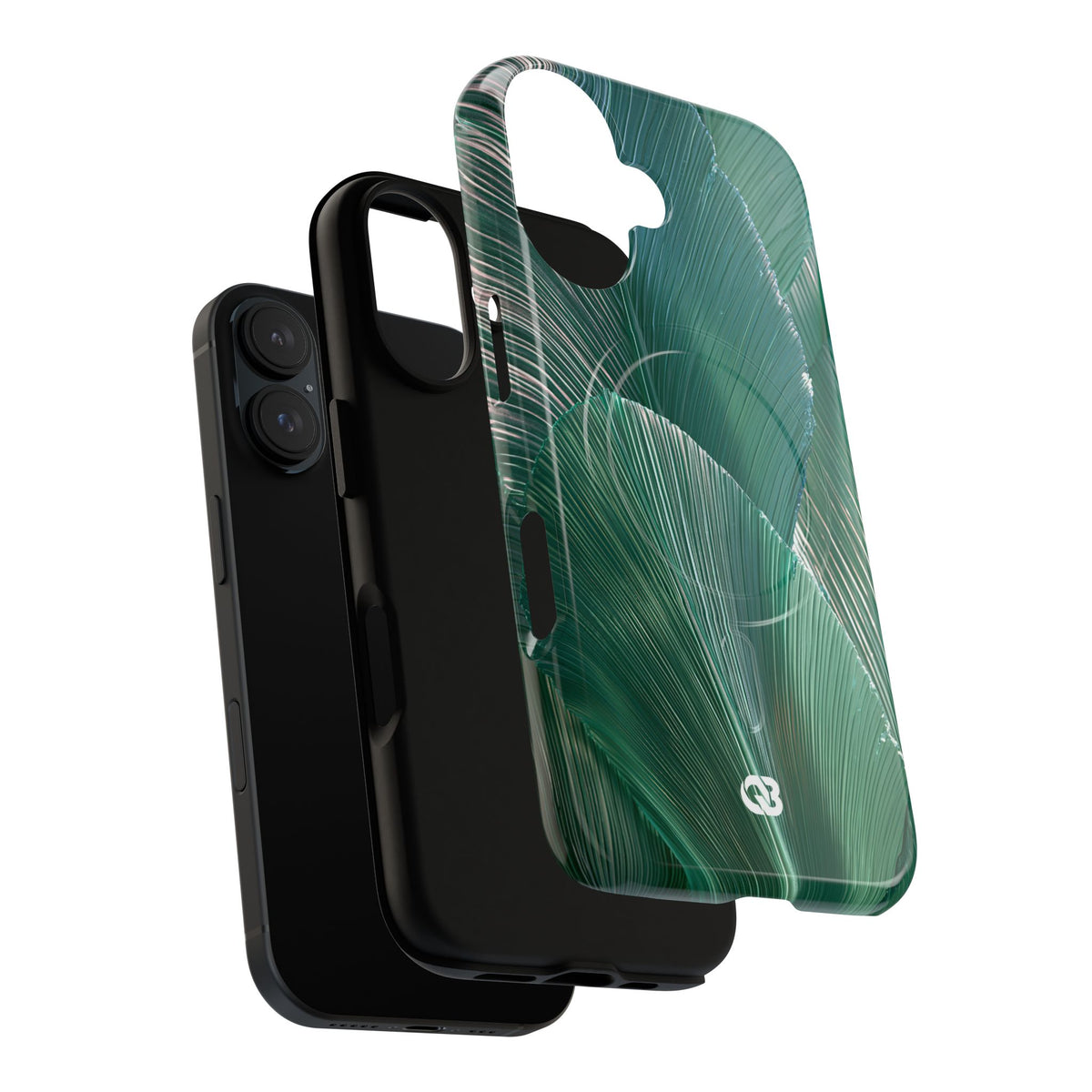 Translucent Fan Palm · Tough 2.0 Magnetic Phone Case for iPhone · Teal