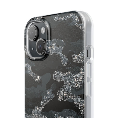 Glitter Shadow Camo · Lite Phone Case for iPhone ·  Black
