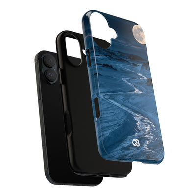 Arctic Moon Drift · Tough Phone Case for iPhone · Blue