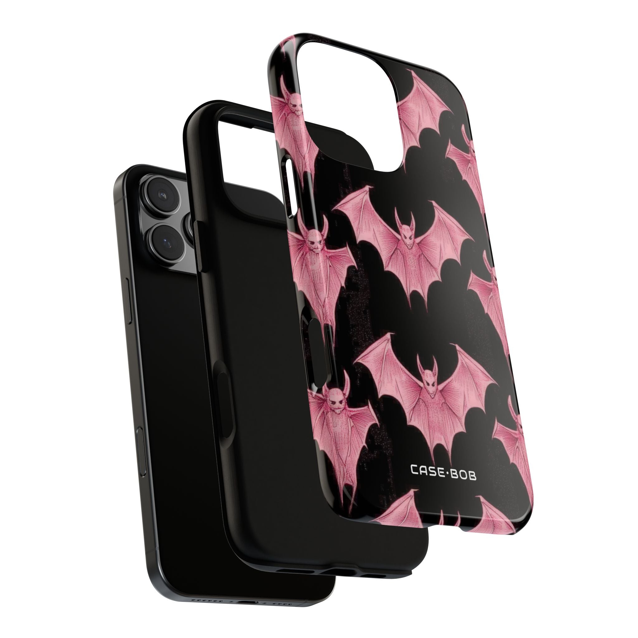 Pink Batwave iPhone 16 Pro Max Case - Tough