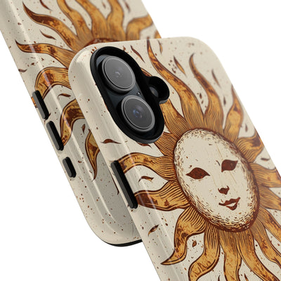 Rustic Solar Mask · Tough Phone Case for iPhone