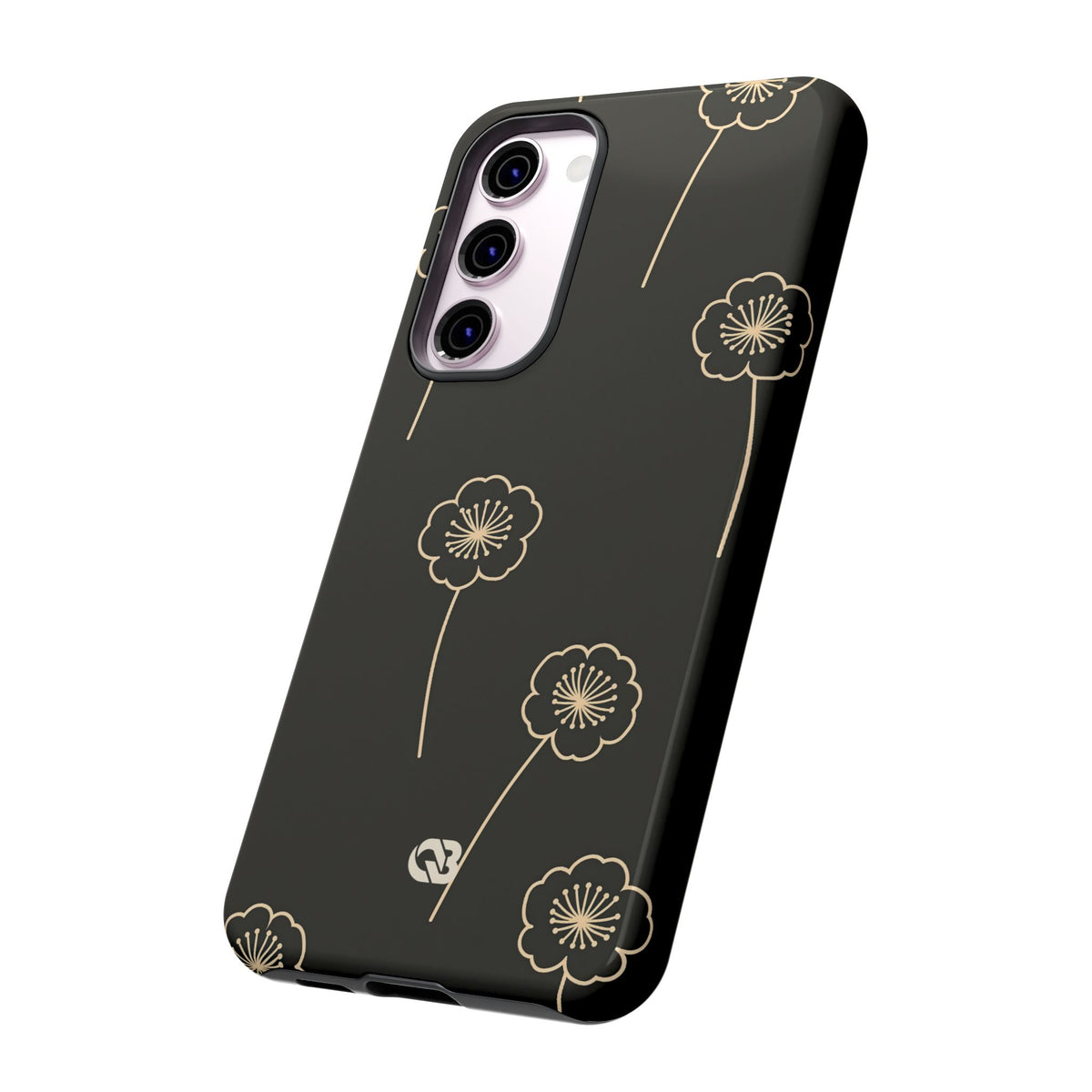 Nocturne Bloom Contours · Tough Phone Case for Samsung · Black